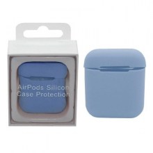 Case for airpods silicon case protection blue-min